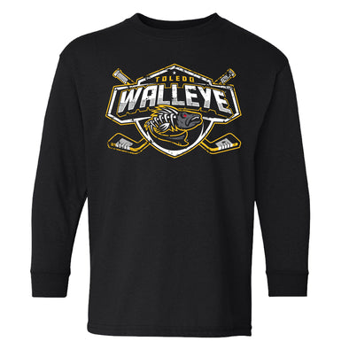 Toledo Walleye Youth Einstein Long Sleeve T