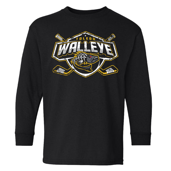 Toledo Walleye Youth Einstein Long Sleeve T