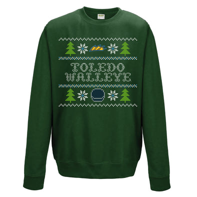 Toledo Walleye Fin Holiday Sweater