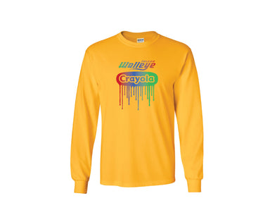 Toledo Walleye Crayola Long Sleeve T