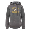 Toledo Walleye Ladies Charcoal Vintage Fleece Hoodie