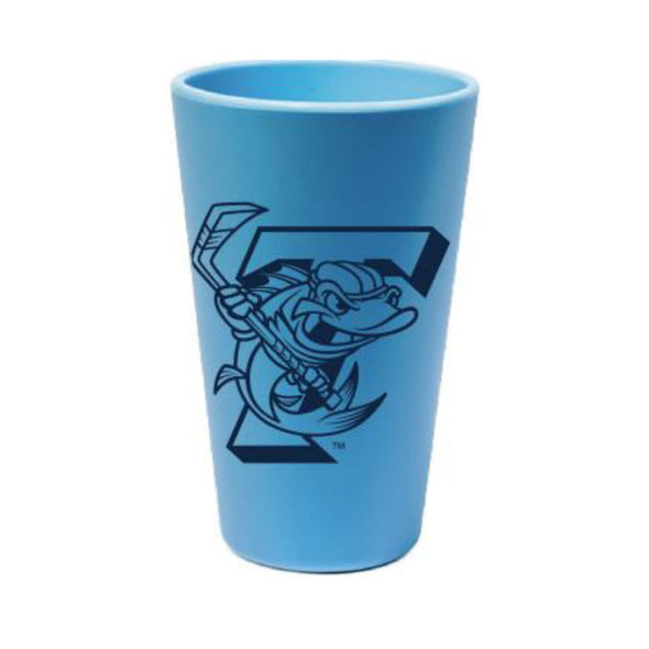 Toledo Walleye Blue Silicone Pint Glass