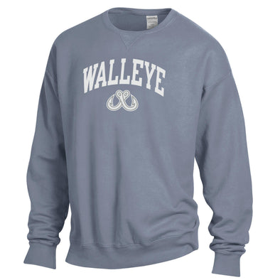 Toledo Walleye Concrete Hooks Comfort Wash Crewneck Sweatshirt