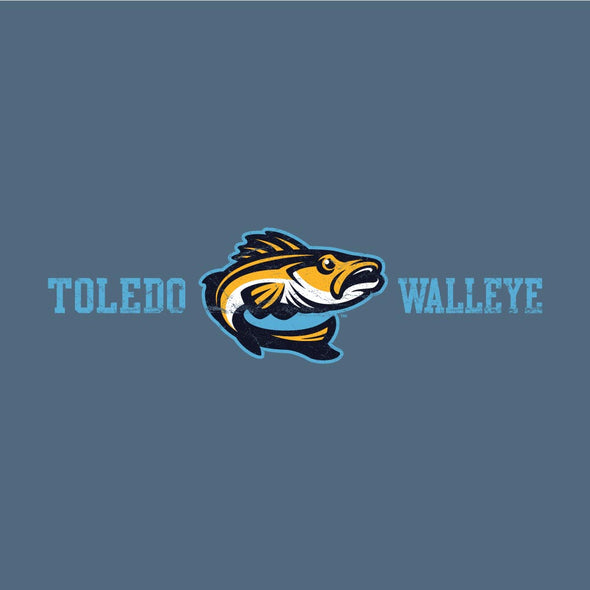 Toledo Walleye Saltwater Comfort Wash Hooded Sweatshirt