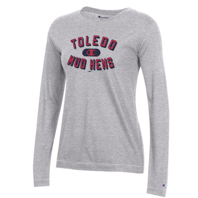 Toledo Mud Hens Whiten Ladies Long Sleeve T