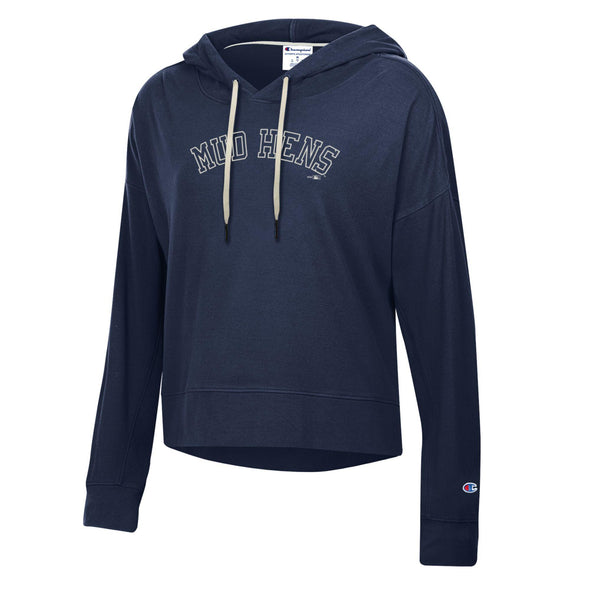 Toledo Mud Hens Ladies Sueded Hoodie