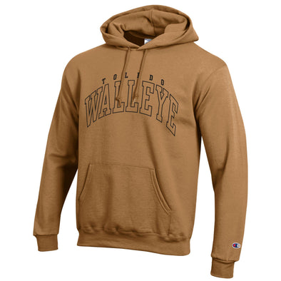 Toledo Walleye Briefly Brown Powerblend Hoodie