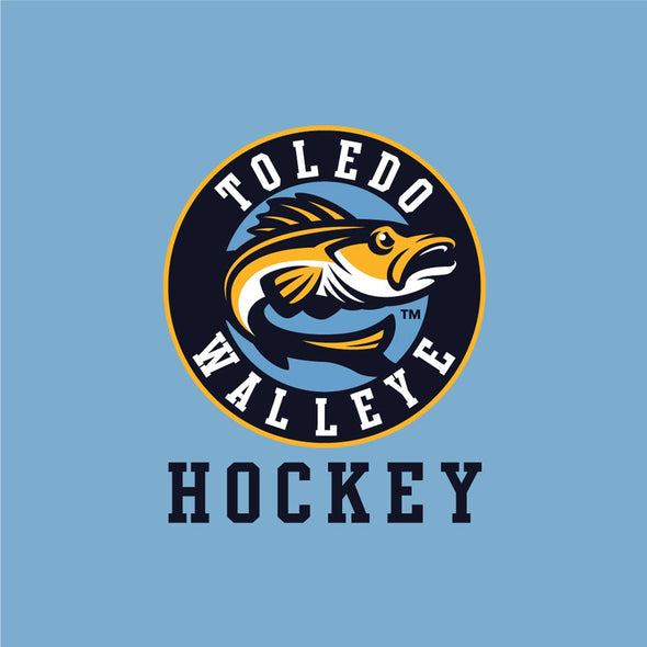 Toledo Walleye Denim Retro Crest Crew