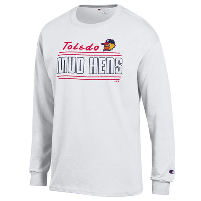 Toledo Mud Hens Halter White Long Sleeve T