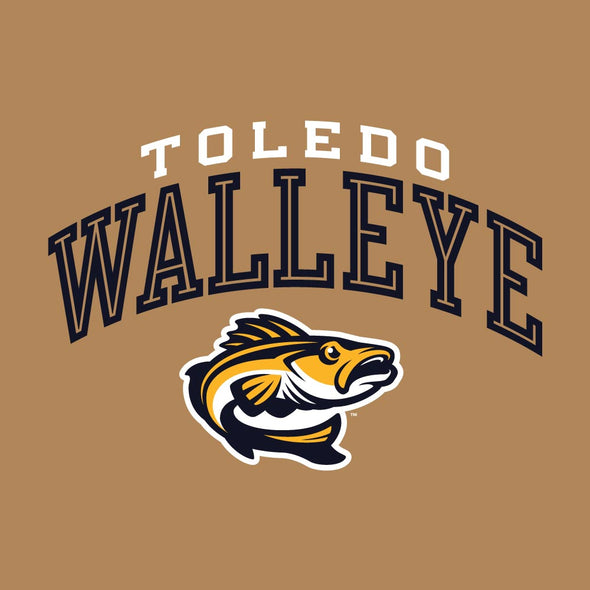 Toledo Walleye Briefly Brown Crewneck Sweatshirt