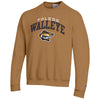 Toledo Walleye Briefly Brown Crewneck Sweatshirt