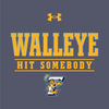 Toledo Walleye Hit Somebody Rival Fleece Under Armour Hood