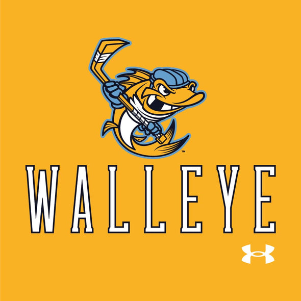 Toledo Walleye Gold Wally 2 Performance Cotton Long Sleeve T