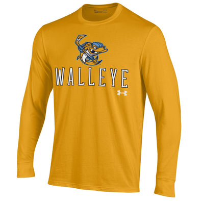 Toledo Walleye Gold Wally 2 Performance Cotton Long Sleeve T