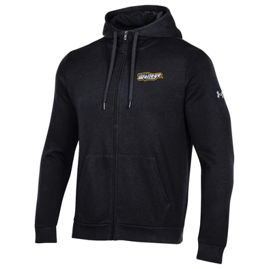 Toledo Walleye Wordmark UA Rival Full Zip Hood