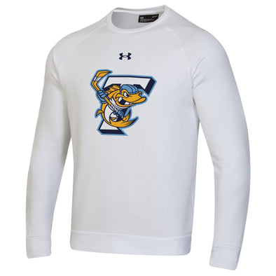 Toledo Walleye White T-logo UA Crew