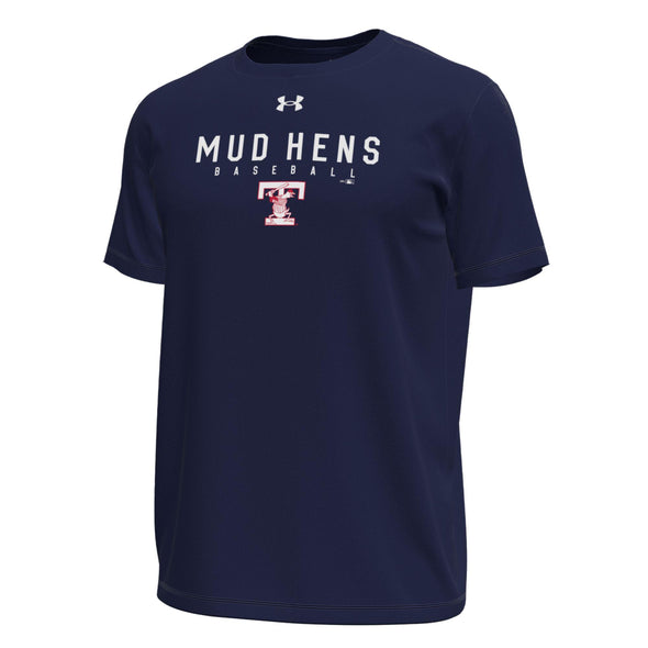 Toledo Mud Hens Navy Tech Stretch Under Armour T