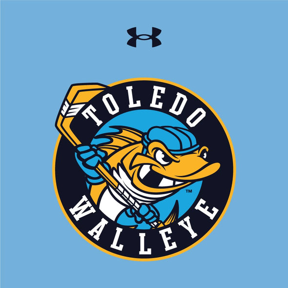 Toledo Walleye Carolina UA Armour Fleece Hood