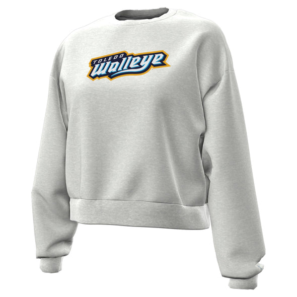 Toledo Walleye Ladies Icon Fleece Crewneck Sweatshirt