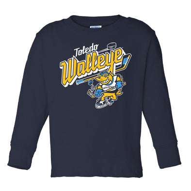 Toledo Walleye Toddler Shelton Long Sleeve T
