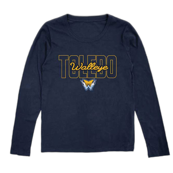 Toledo Walleye Last Dime Ladies Long Sleeve T