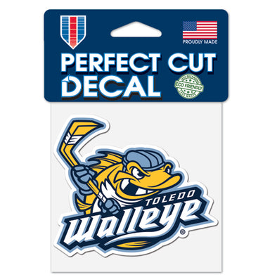 Walleye Primary Logo 4x4 Perfect Cut Decal