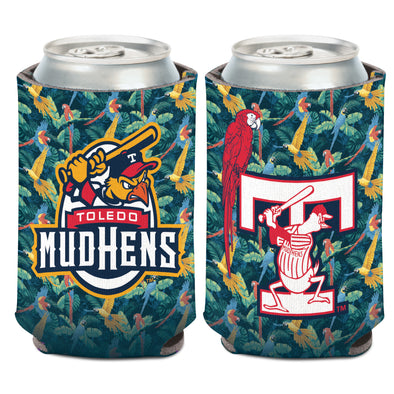 Toledo Mud Hens Parrot Can Coozie