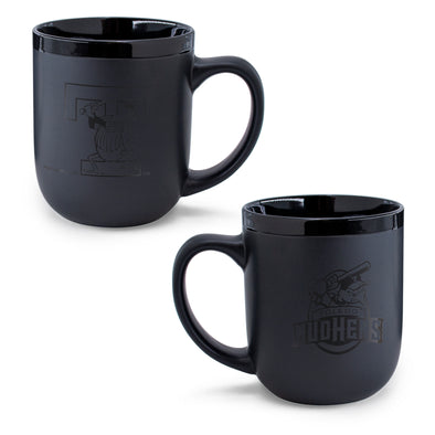 Toledo Mud Hens Black Tonal Coffee Cup