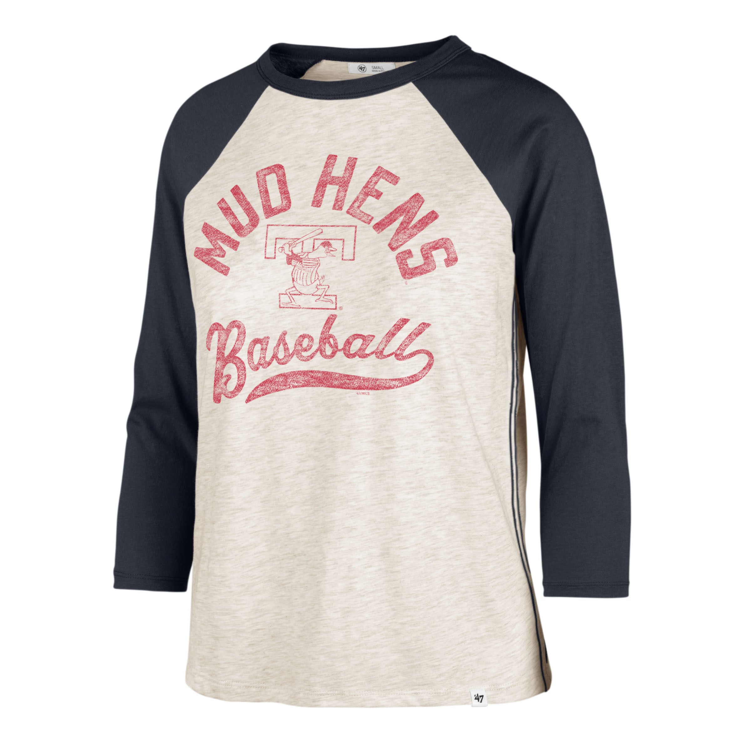 Detroit Tigers Dirt Ball 3/4 Navy Blue Sleeve Raglan 6M