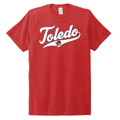 Toledo Mud Hens Red Toledo Script Jupmode T