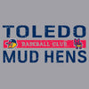 Toledo Mud Hens Grey OT Tri-Blend T