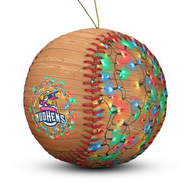 Toledo Mud Hens String of Lights Baseball Ornament