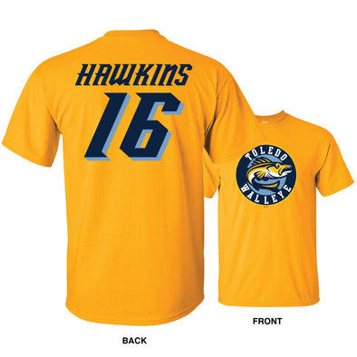 Toledo Walleye Hawkins Player T-shirt