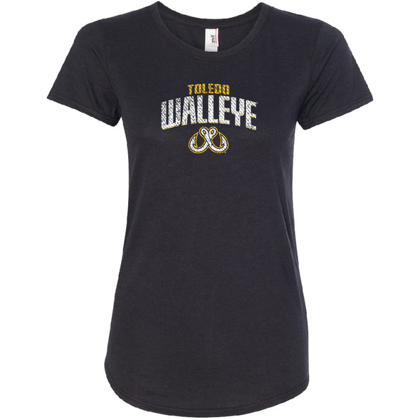 Toledo Walleye Ladies Frequent Tri-Blend T-shirt