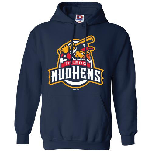 Toledo Mud Hens Navy Official Logo Hooded Sweatshirt