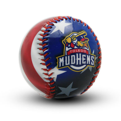 Toledo Mud Hens American Flag Baseball
