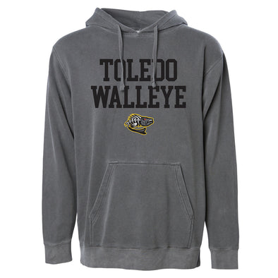 Toledo Walleye Zombie Fish Dyed Hooded Sweatshirt